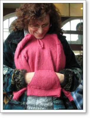 Tammy shows another gorgeous granddaughter sweater